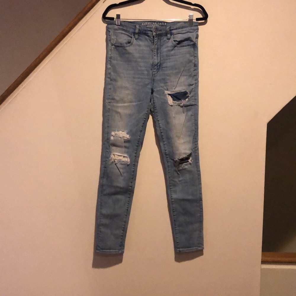 American Eagle Ripped Skinny Jeans